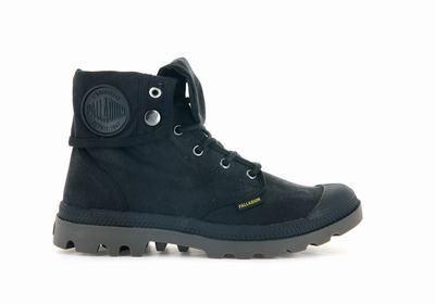 Botas Palladium PAMPA BAGGY WAX Mujer Negras | Costa Rica-20974